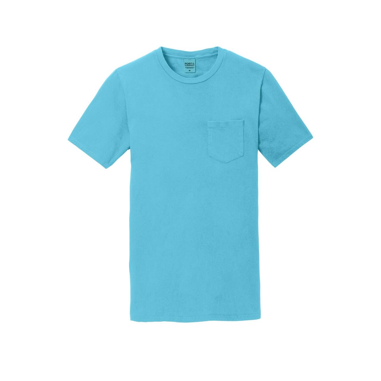 Port & Company® Beach Wash® Garment-Dyed Adult Pocket T-Shirt